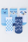 Blue 5 Pack Puppy Socks