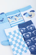 Blue 5 Pack Puppy Socks (1)