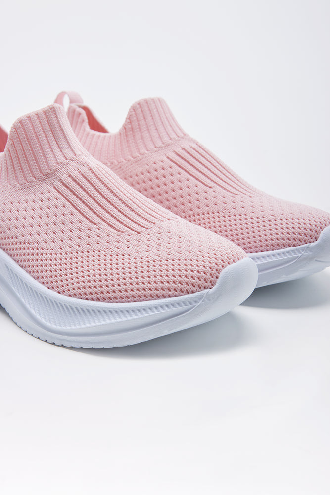 Slip On Trainers Pink (2)