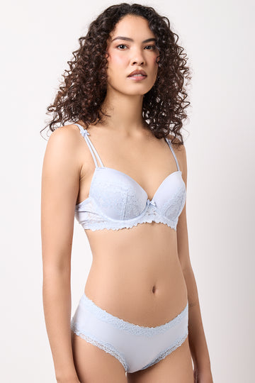 2 Pack Lace Balconette Bras