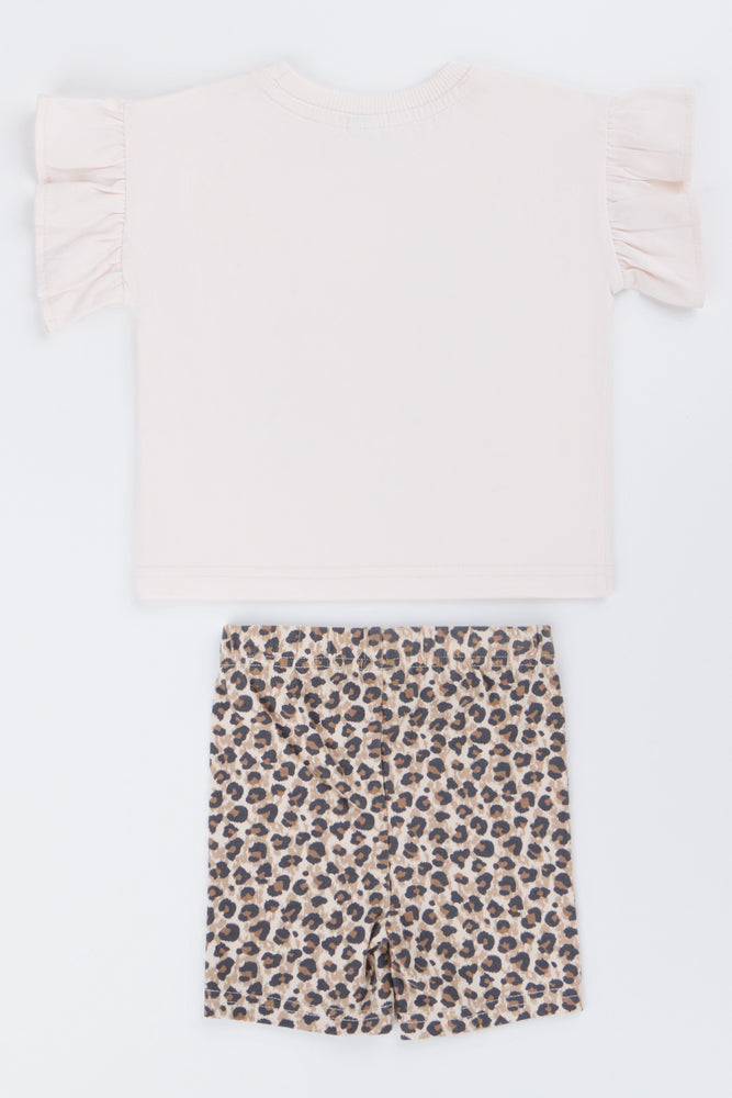 Safari Friends Print Short Set (2)