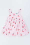 Pink Floral Bubble Dress