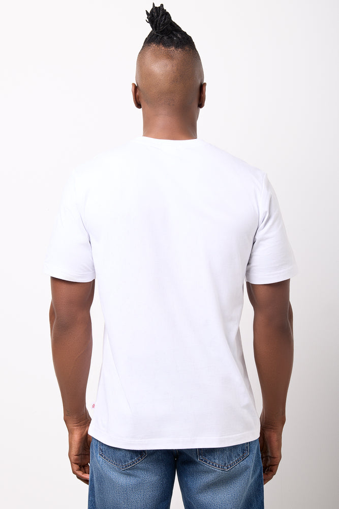 White Regular Fit Graphic T-Shirt (2)