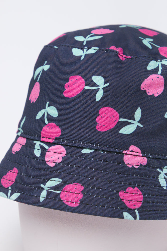 Tulip Print Bucket Hat & Sunglasses Set (1)