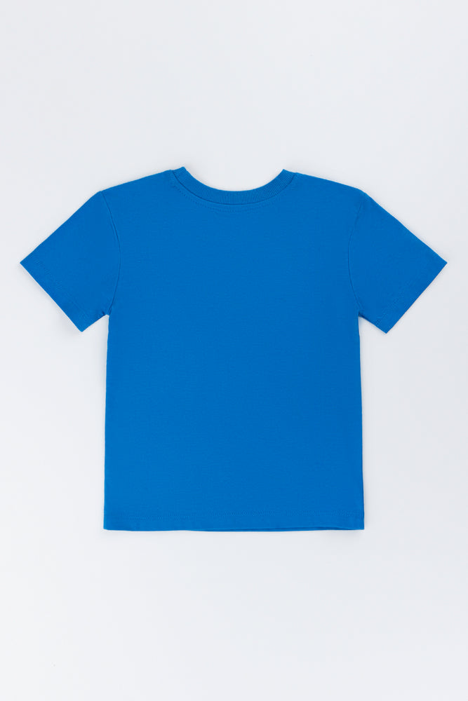 Blue Spider-Man Graphic T-Shirt (2)