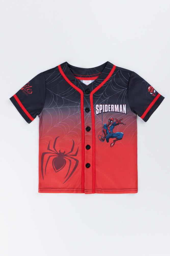 Spider-Man Graphic Baseball Shirt