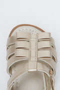 Gold Bow Detail Kids Sandals (4)
