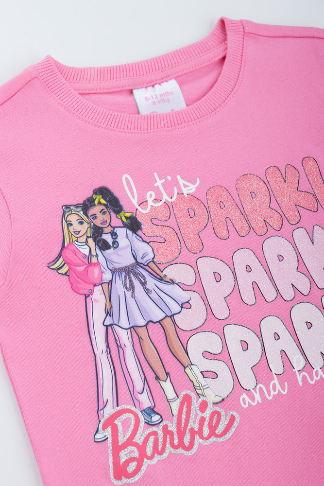 Pink Barbie Graphic T-Shirt (1)
