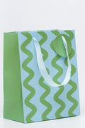 Medium Green Squiggle Gift Bag (1)