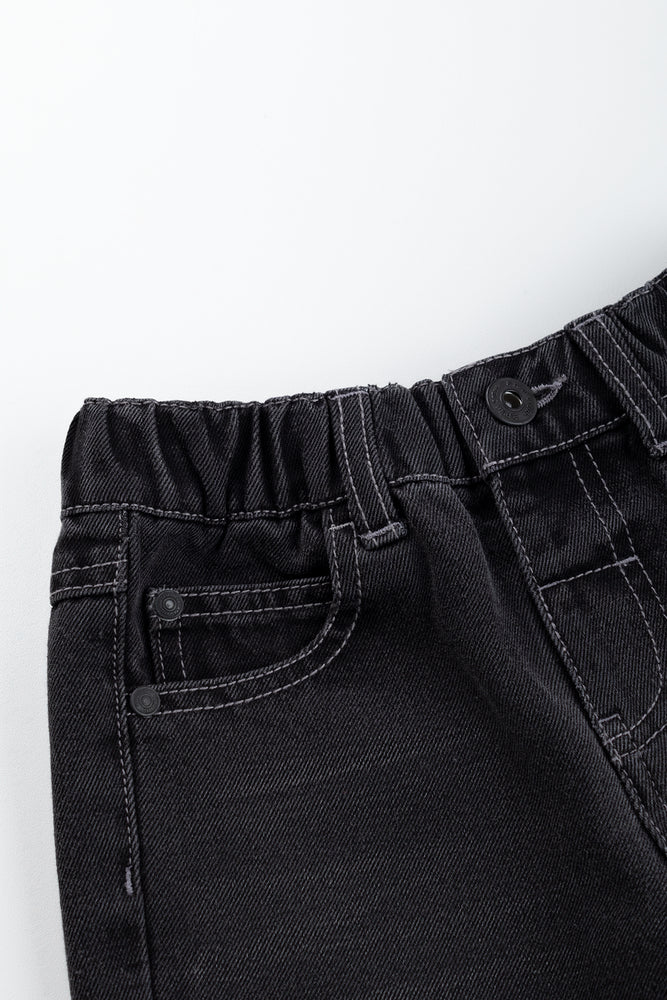 Dark Grey Balloon Fit Jeans (1)