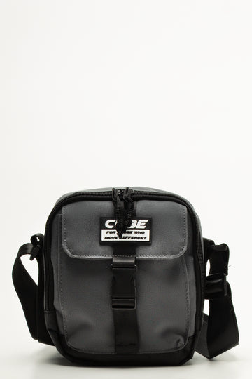 Grey Durable Crossbody Bag