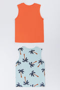 2 Pack Palm Print Vest (2)