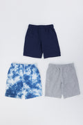 3 Pack Knit Shorts (2)
