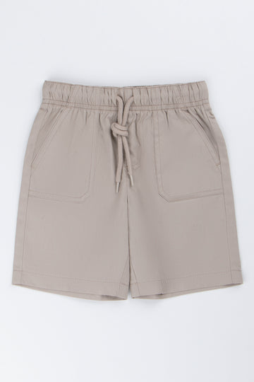 Stone Poplin Everyday Shorts