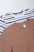 2 Pack Short Sleeve Stripe T-Shirt (1)