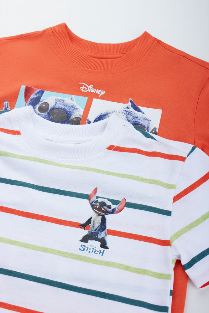2 Pack Stitch Printed T-Shirts (1)