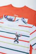 2 Pack Stitch Printed T-Shirts (1)