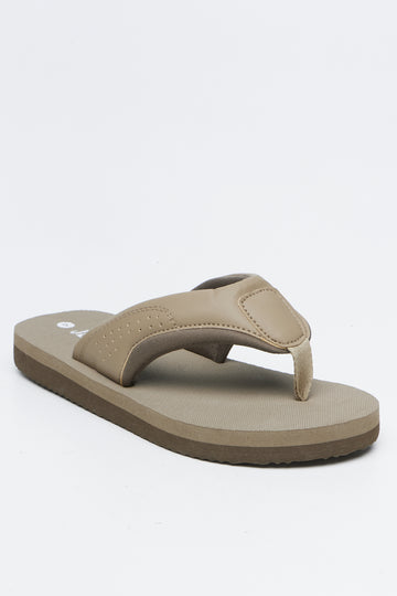 Chocolate Brown Double Band Sandals