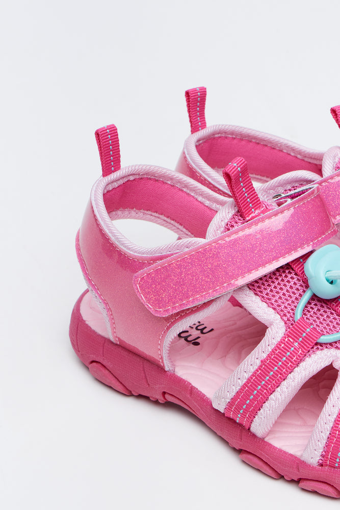 Cerise Toggle Adventure Sandals (3)