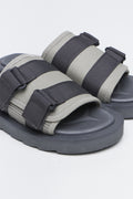 Grey Utility Double Strap Slides (2)