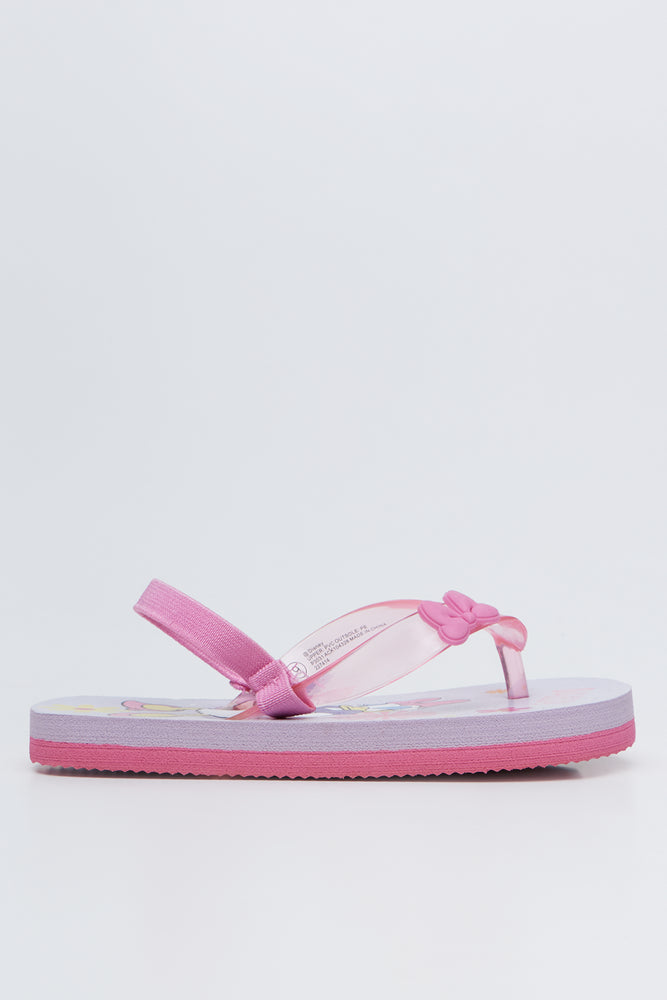 Lilac Minnie & Daisy Flip Flops (1)