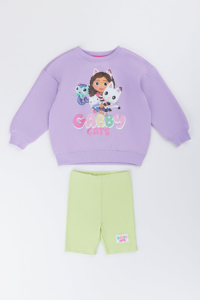 Gabby Cats Print Outfit Set