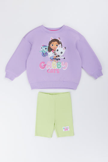 Gabby Cats Print Outfit Set
