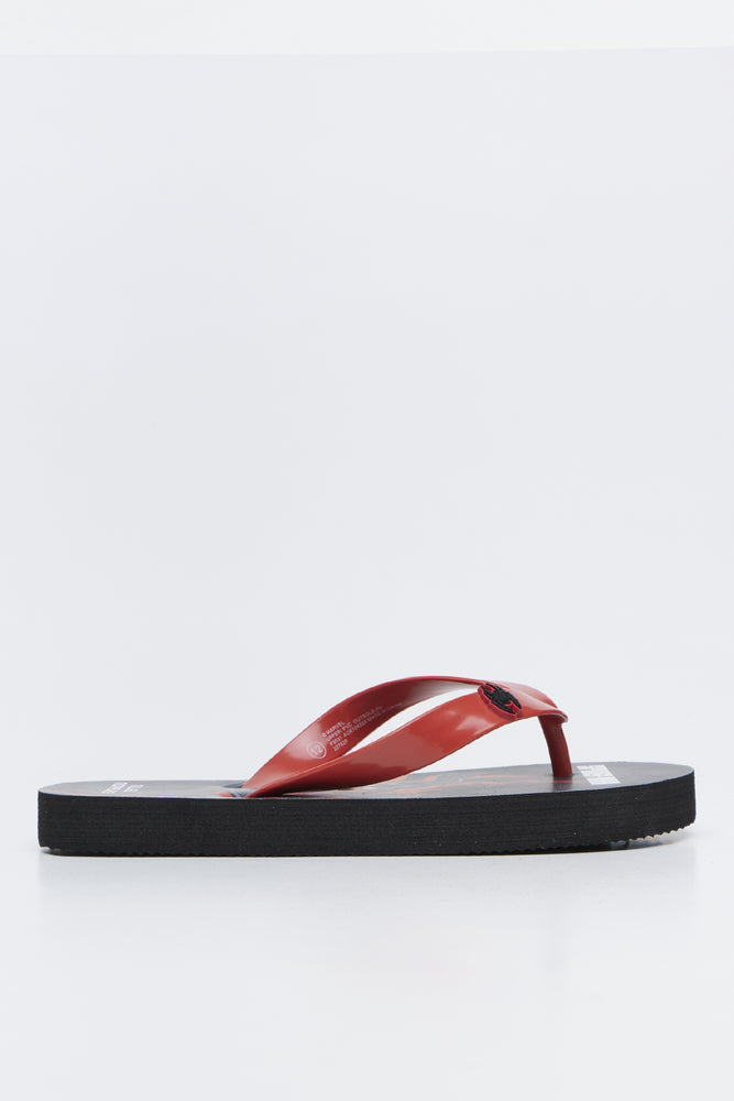 Spider-Man Graphic Print Flip-Flops (2)