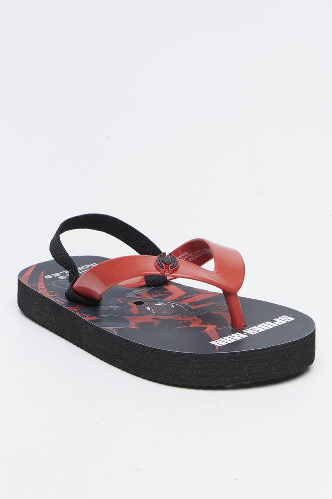 Spider-Man Graphic Print Flip-Flops (6)