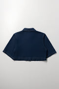 Girls Dark Wash Denim Jacket (2)