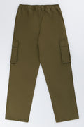Olive Green Cargo Utility Pants (2)