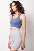 Blue High Impact Sports Bra (1)