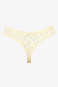 3 Pack Microfibre Lace Trim Thongs (2)