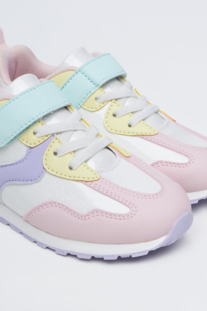 Pastel Retro Low Trainers (2)