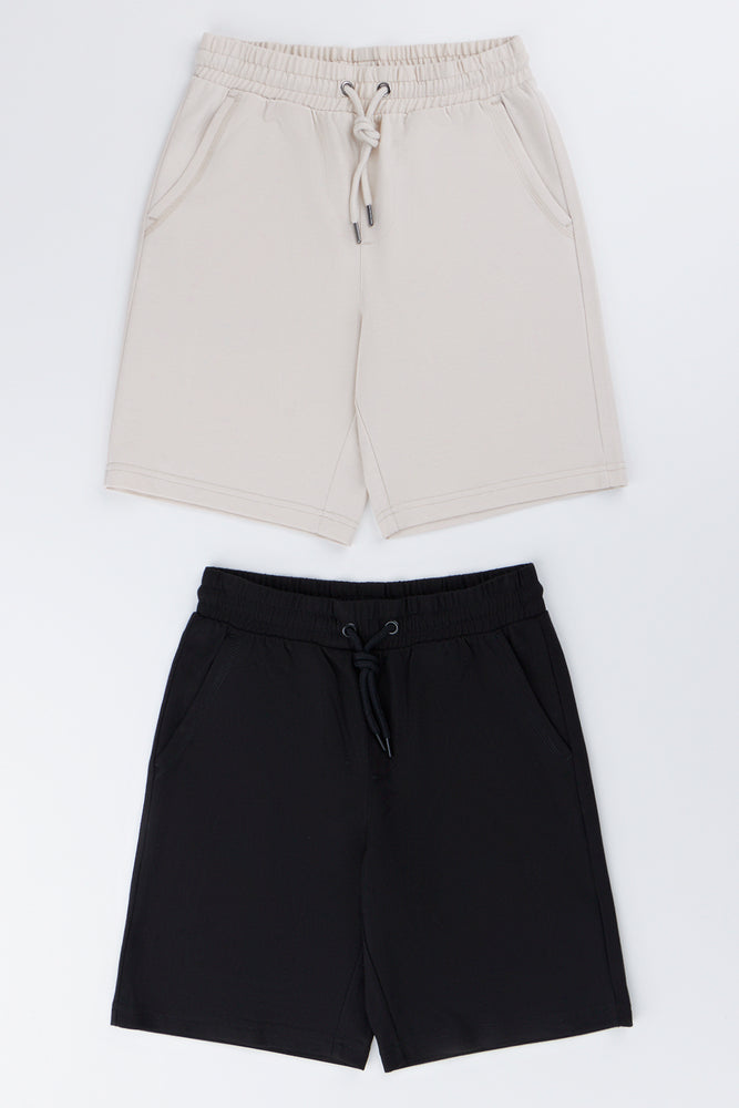 2 Pack Knit Shorts
