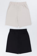 2 Pack Knit Shorts (2)