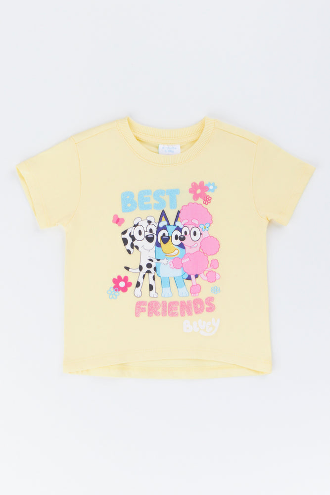 Yellow Bluey Best Friends T-Shirt