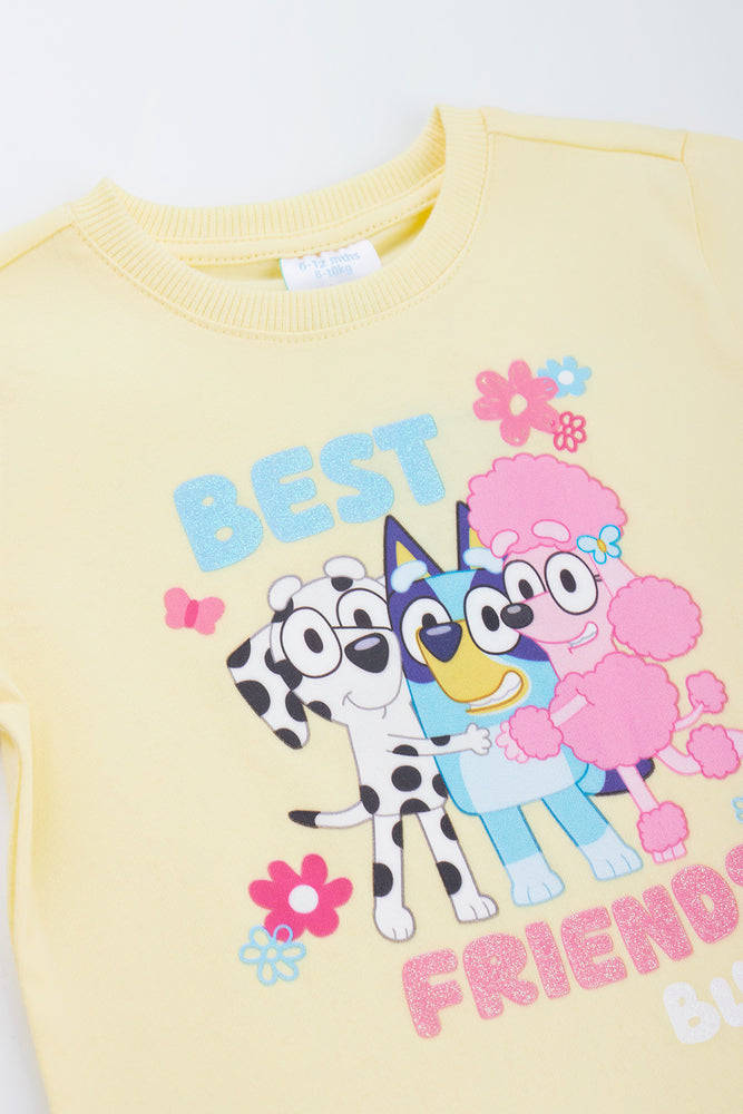 Yellow Bluey Best Friends T-Shirt (1)