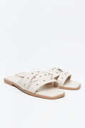 Stone Studded Mule Sandals