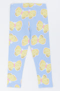 Blue Butterfly Print Leggings (2)