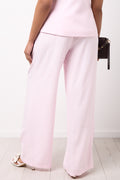Pink Smart Linen Pants (2)