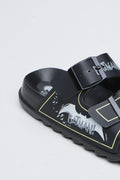Batman Double Buckle Black Slides (3)