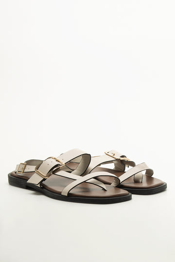 Asymmetric Ankle Sandals