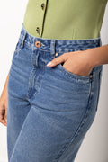 Blue Wide Leg Jeans (3)