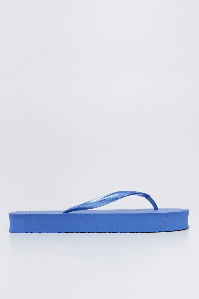 Blue Platform Flip Flops (1)