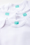 4 Pack Plain White Bodyvests (1)