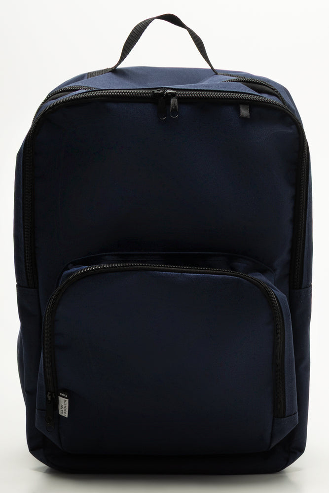 Navy Jumbo Laptop Backpack