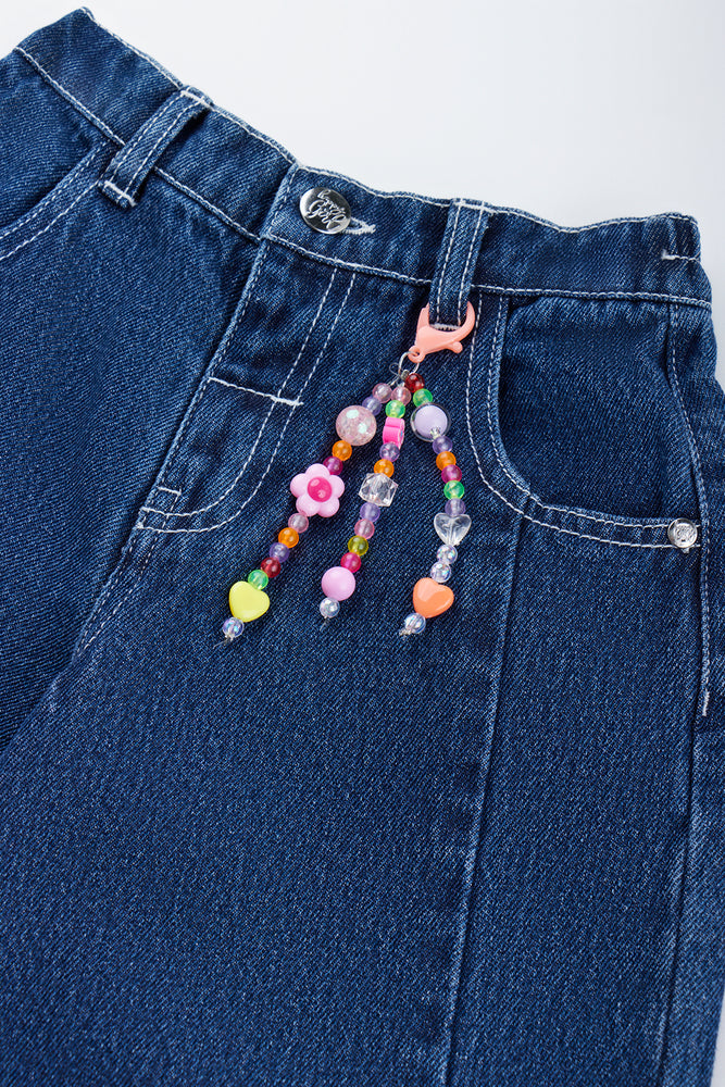Indigo Balloon Leg Denim Pants (1)