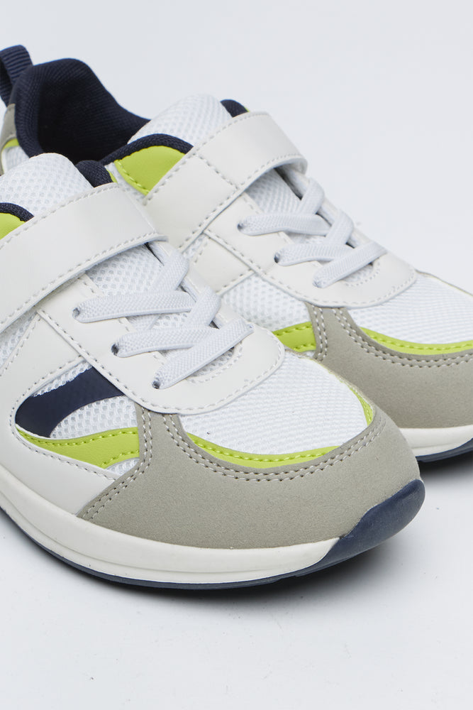 Colourful Mesh Comfort Trainers (1)