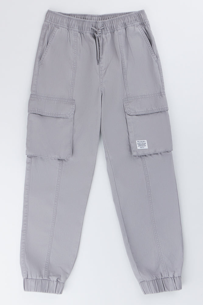 Charcoal Utility Cargo Pants